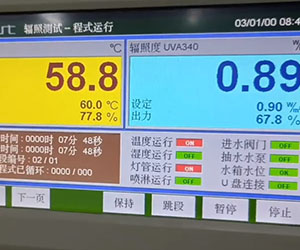 Ultraviolet Radiation Test